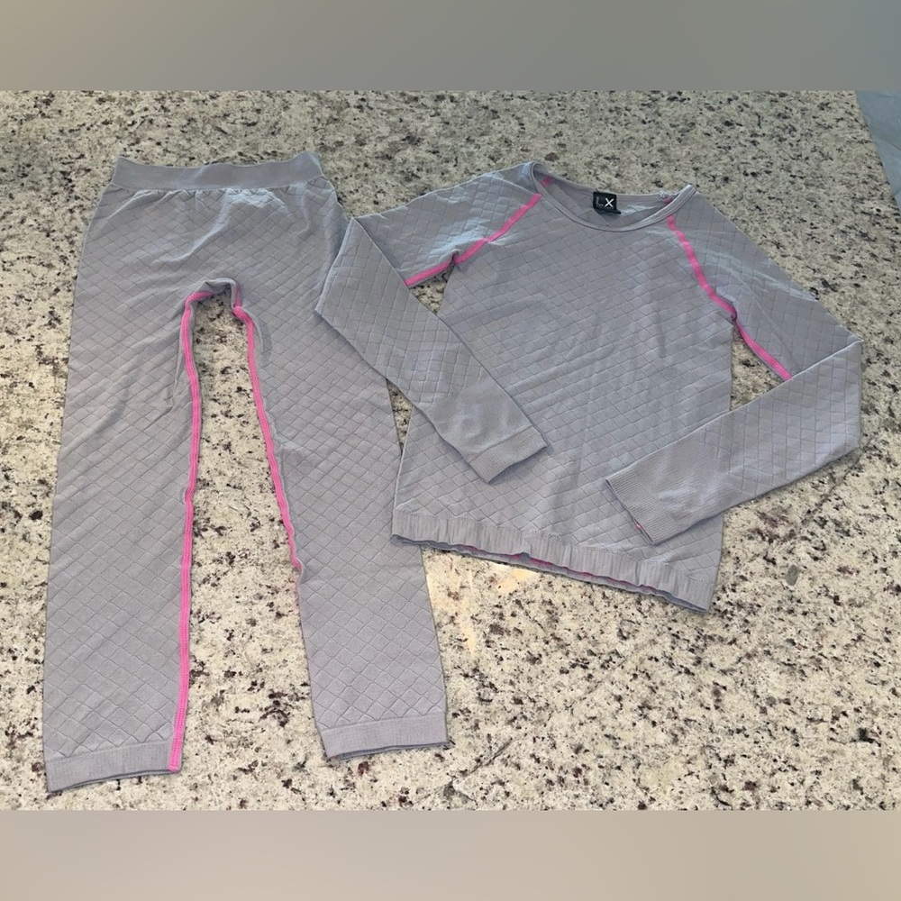 LX Live Xtreme girls S 6/7 quilted long undergarment